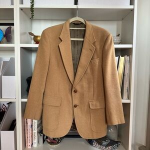 Vintage Neil Martin 100% Camel Hair Blazer Sports Jacket 40S